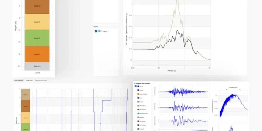 Illustrative image of Seismic amplification analysis in Pasadena California