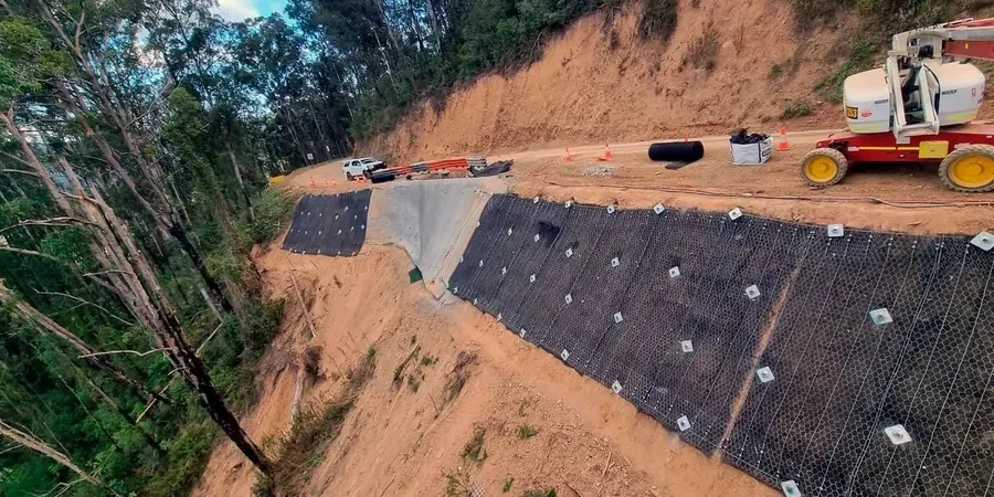 Illustrative image of Slope stability analysis in Pasadena California