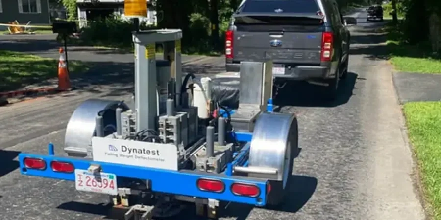 Illustrative image of Existing pavement evaluation in Pasadena California
